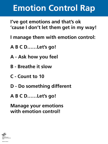 Emotion Control Rap Poster