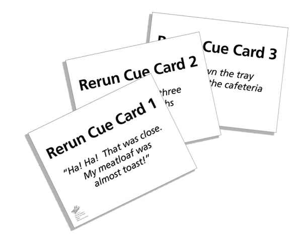 Rerun Cue Cards