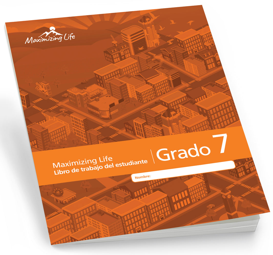 A2710 - TGFD Maximizing Life Grade 7 Student Workbook Spanish - Pack of 5
