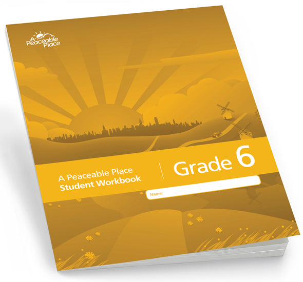 C6605 - TGFV A Peaceable Place Grade 6 Student Workbook English - Pack of 30