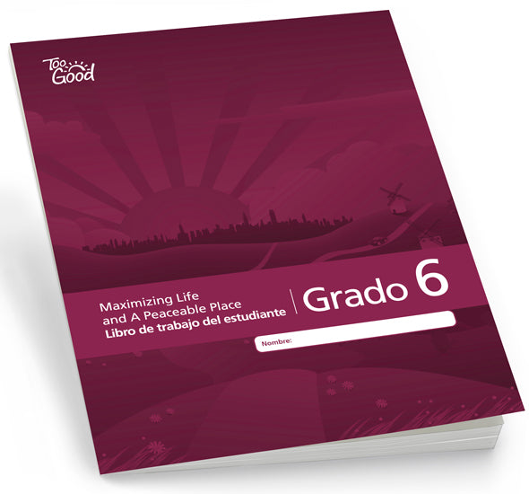 C6690 - Maximizing Life and A Peaceable Place Grade 6 Student Workbook Spanish - Pack of 5