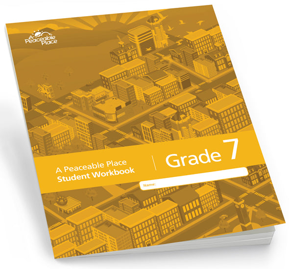 C6705 - TGFV A Peaceable Place Grade 7 Student Workbook English - Pack of 30