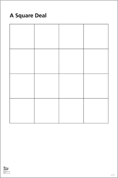 A Square Deal Poster