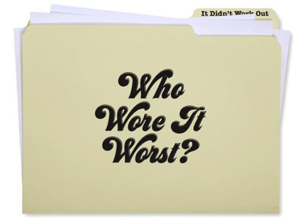 Who Wore It Worst? Session Files