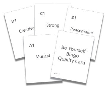 Be Yourself Bingo Quality Cards
