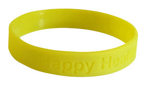 "Happy Healthy & Strong" Silicone Bracelet