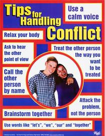Tips for Handling Conflict Poster