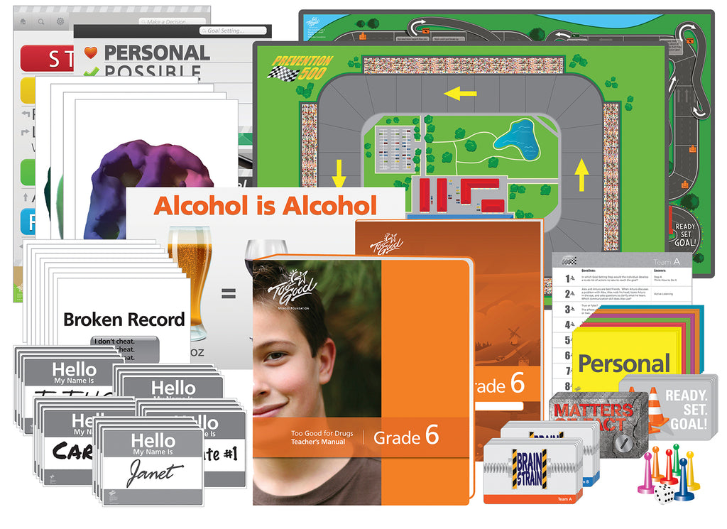 Too Good Programs Substance Use Prevention | Self-Efficacy Skills | Too Good Grade 6 ...