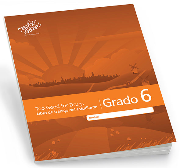 A3680 - Too Good for Drugs Grade 6 Student Workbook Spanish - Pack of 5