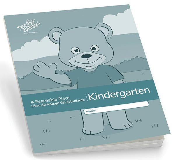 C8080 - TGFV - A Peaceable Place Kindergarten Student Workbooks Spanish - Pack of 5