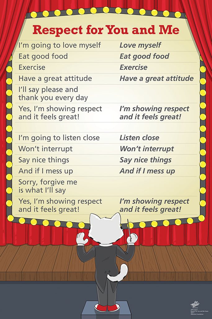 My Respect Program Respect for You and Me Poster – Mendez Foundation