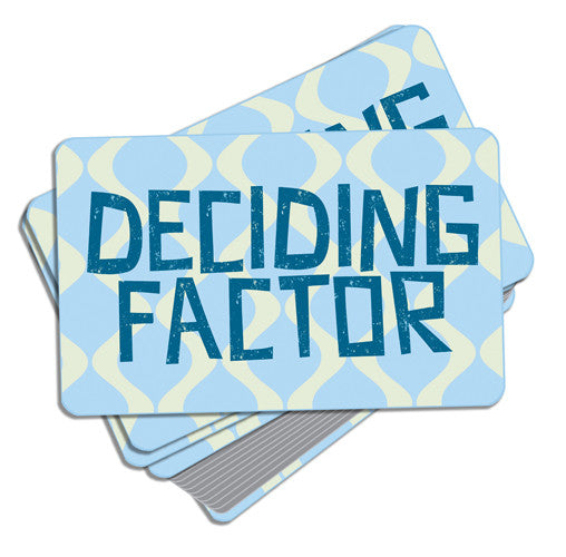 Deciding Factor Activity Cards